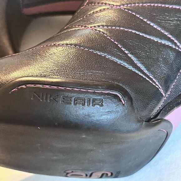 Cole Haan G-Series Black Leather and Pink Mules Size 8B - Picture 3 of 8